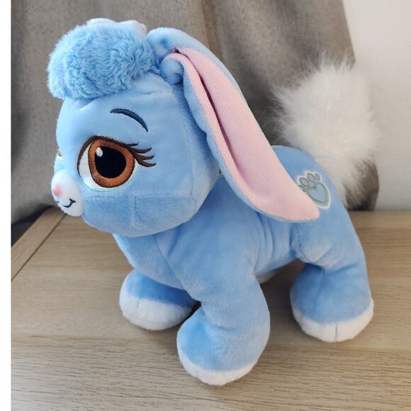 Build a Bear Disney Snow White's Palace Blue Bunny Rabbit Plush Stuffed Animal - Picture 1 of 9